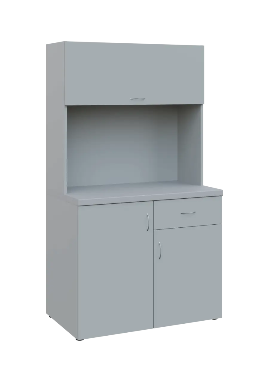 KUCH - SIMPLE 3 kuchyňka s výklopem (bez vybavení), 1800x1000x6000 mm, šedá